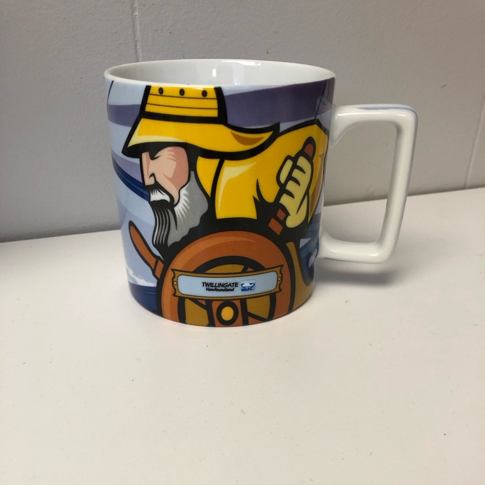 Doc’ Art Newfoundland Coffee Mug in Like New Condition Nautical Seaman Ocean